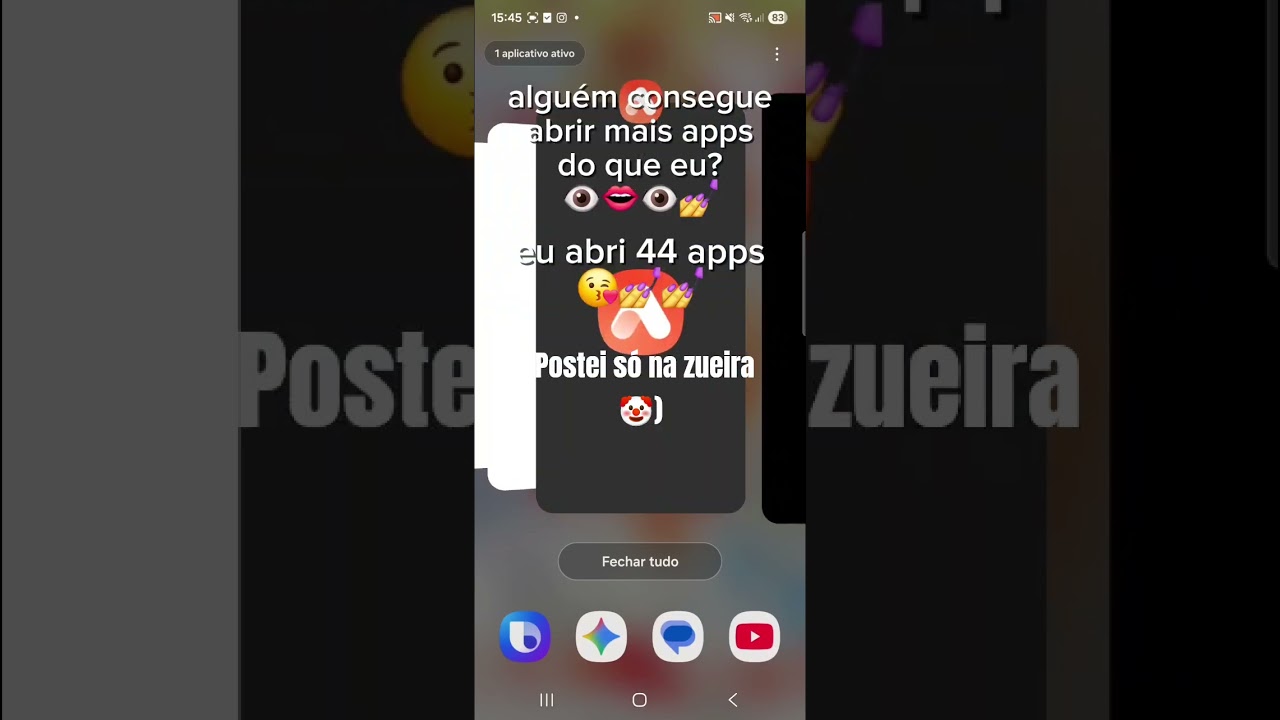 alguém consegue abrir mais Apps do que eu???👁👄👁💅 