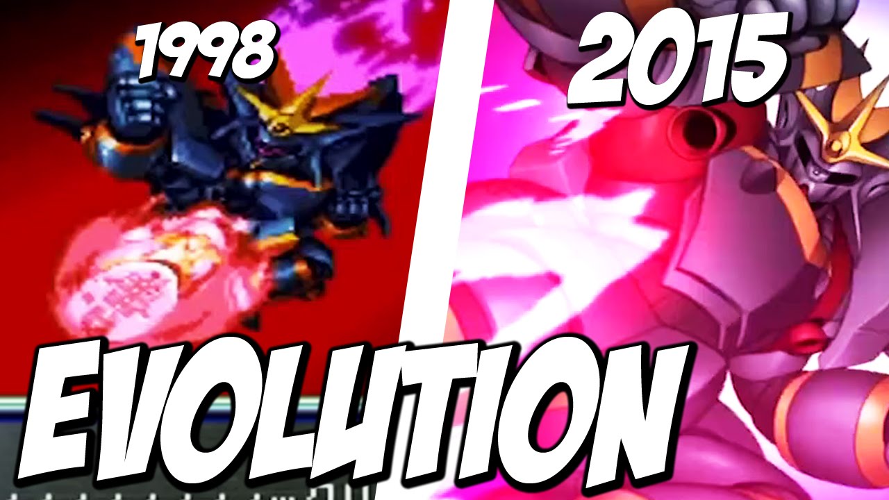 Evolution of INAZUMA KICK (1998-2015) | スーパーロポット大戦 | SRW