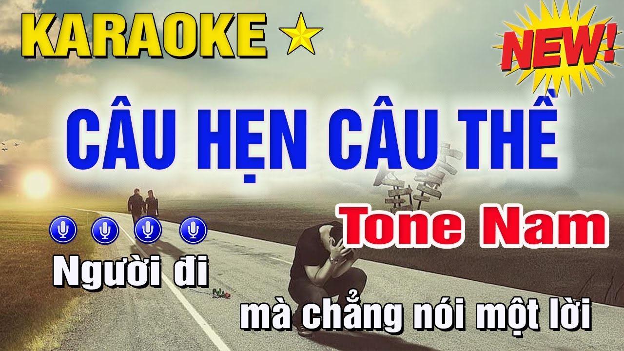 Câu Hẹn Câu Thề karaoke Tone Nam (Fm) Beat Chuẩn | Trung Hiếu