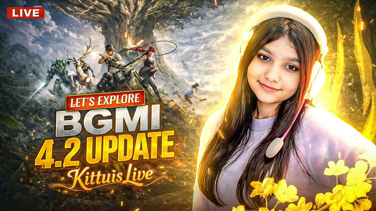 EXPLORING BGMI 4.2 NEW UPDATE🌴| KittuuisLive| #bgmi#live#Foryou @BattlegroundsMobile_IN  ​⁠ ​⁠