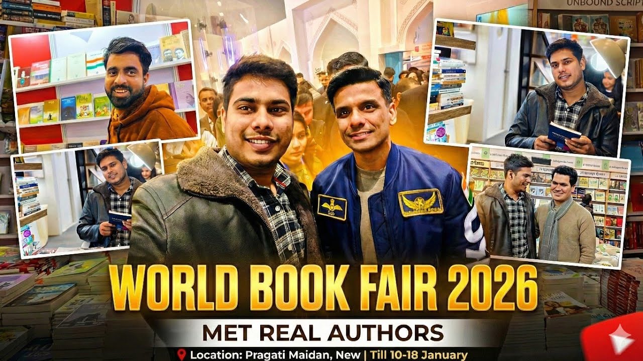World Book Fair 2026  📚 | Authors Aur Real Inspiration | World Book Fair 2026 Vlog