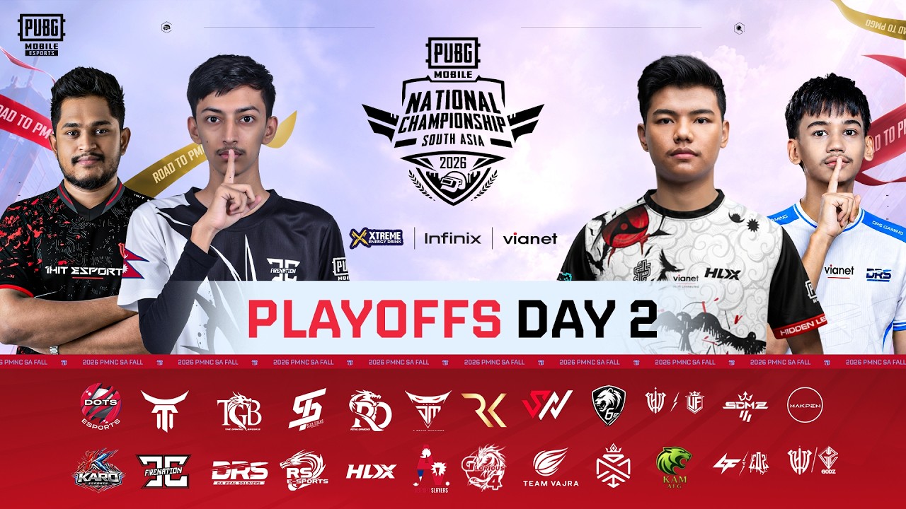 [NP] 2026 PMNC South Asia Playoffs | Day 2 | Ladai Jari Cha!