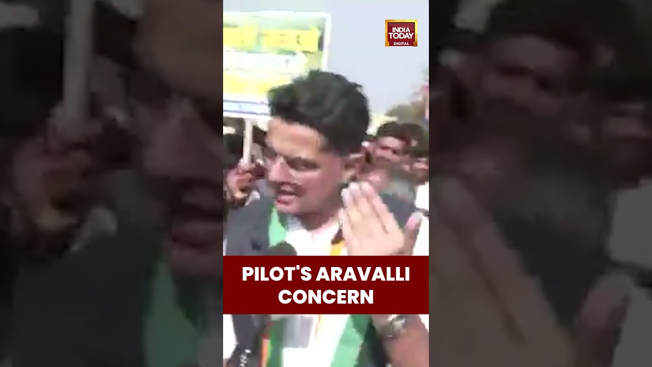 Aravalli Crisis: Sachin Pilot's Warning on Environmental Threat | India Today