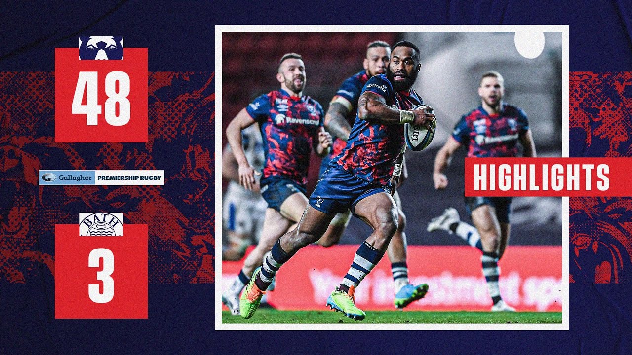 Highlights: Bristol Bears 48-3 Bath Rugby