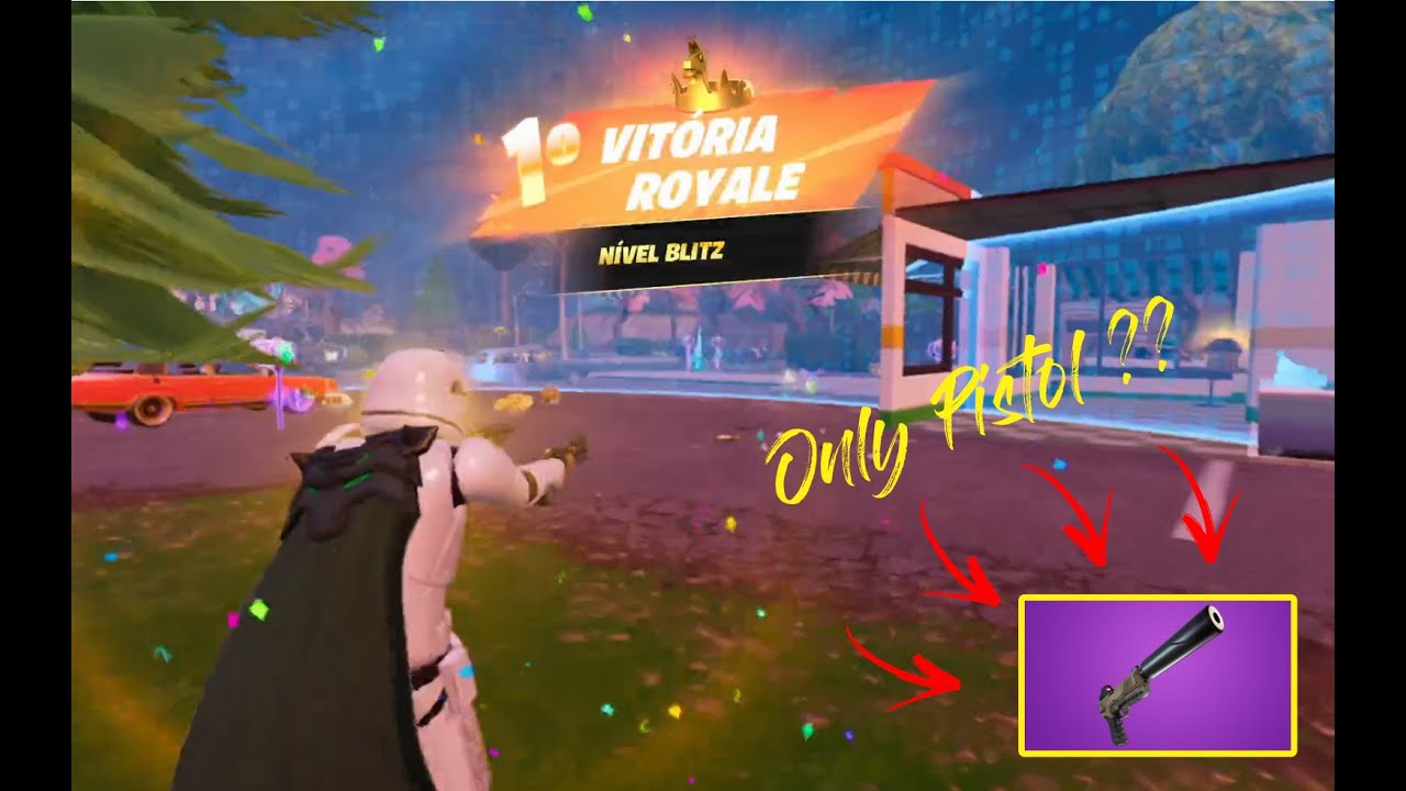S&Oacute; DE PISTOLA no MODO BLITZ!🔥 | Desafio Insano no #Fortnite #ModoBlitz #gameplay  #fortnitebrasil