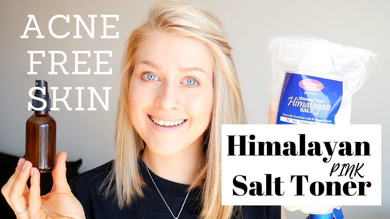 Clear Acne & Dark Spots FAST  -  Himalayan Pink Salt Toner