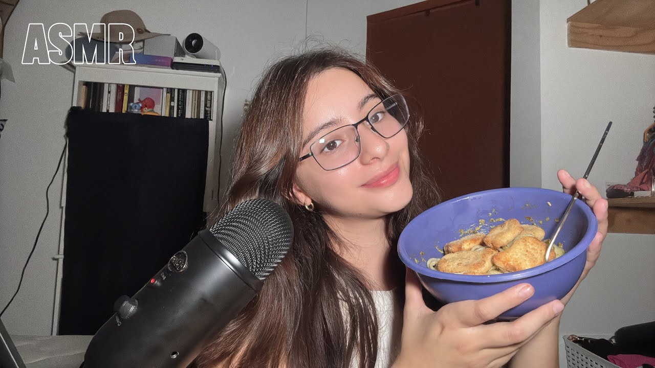 ASMR en Español | Como pasta y les cuento qué ha pasado en mi vida 