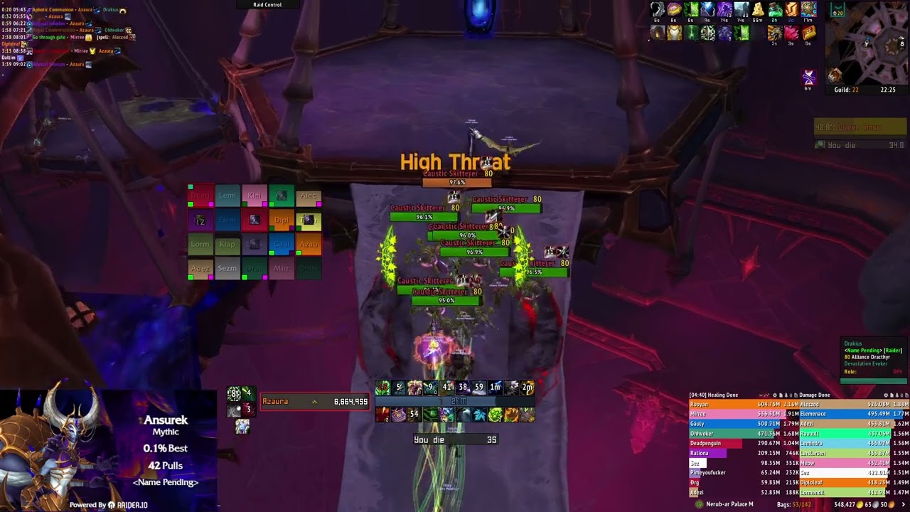 Mythic Queen Ansurek - Name Pending Silvermoon - Resto Druid POV