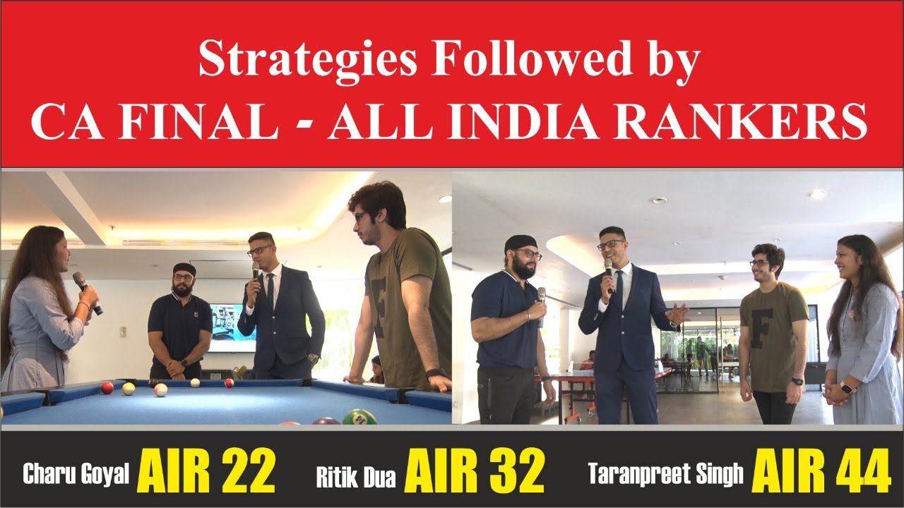 Jab We Met | Walk the talk with CA Final Rankers of 2021 by CA Swapnil Patni