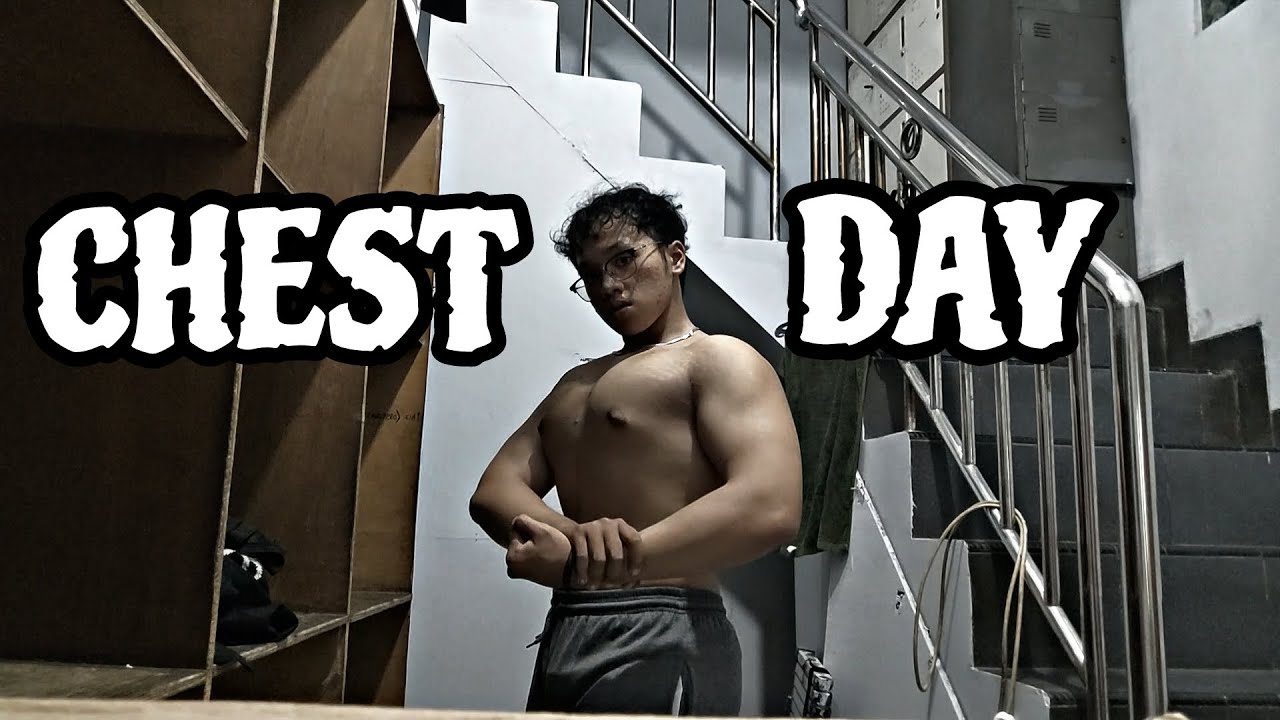 Latihan Otot Dada di Gym Lama😎 - Cutting Day 62