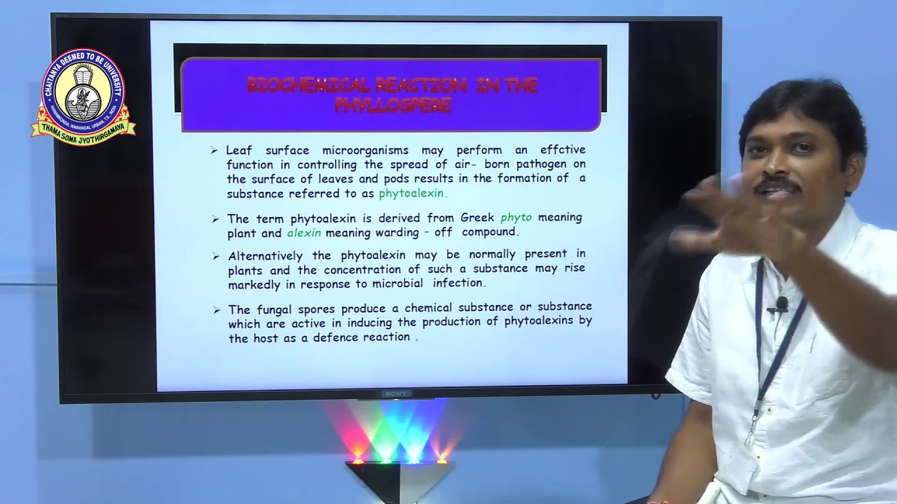 PLANT-MICROBE INTERACTION By Prof. S. Jeevan Chandra