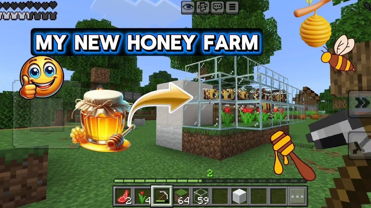 Minecraft My New Honey Farm (Part 3) New Video 2026