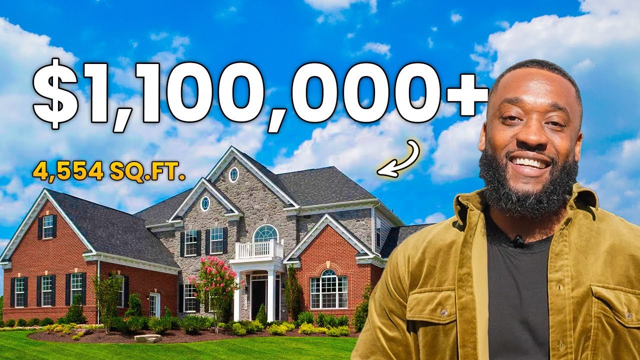 WHAT DOES THE Inside of a $1.1M Bowie Maryland NEW Home Look Like?