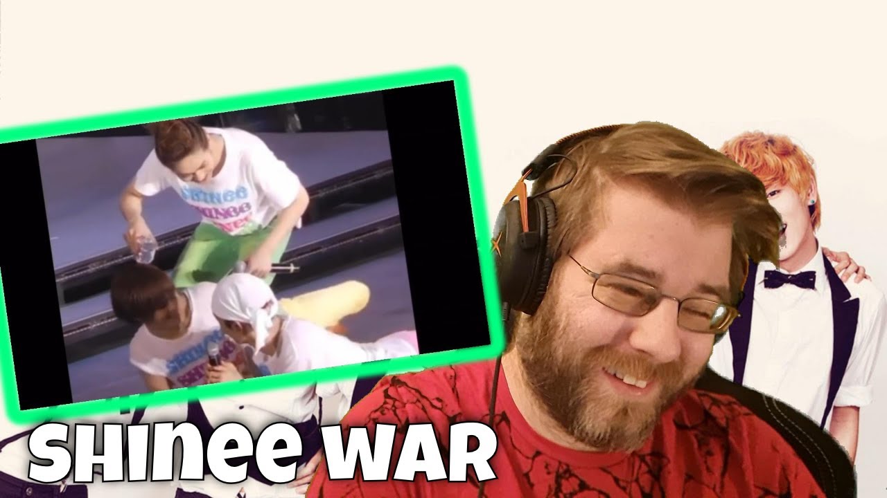 Shinee dumping water on each other for 12 minutes straight Reaction