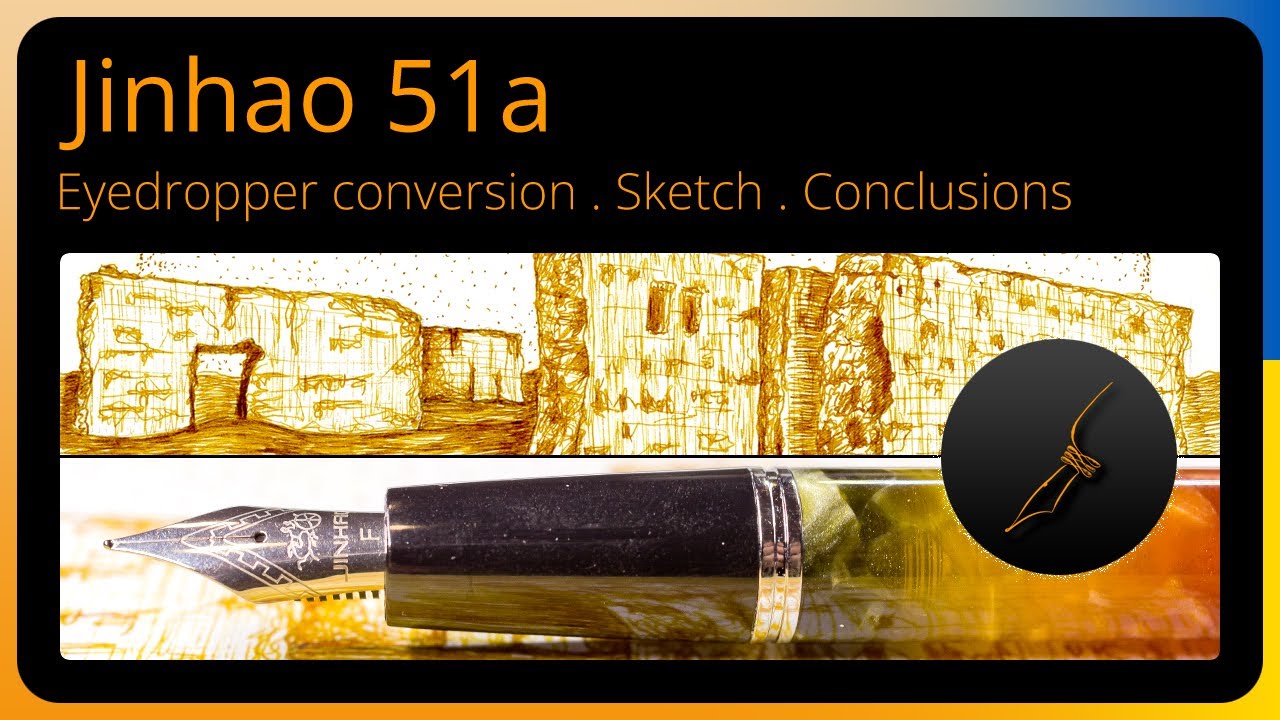 Jinhao 51a fountain pen - eyedropper conversion