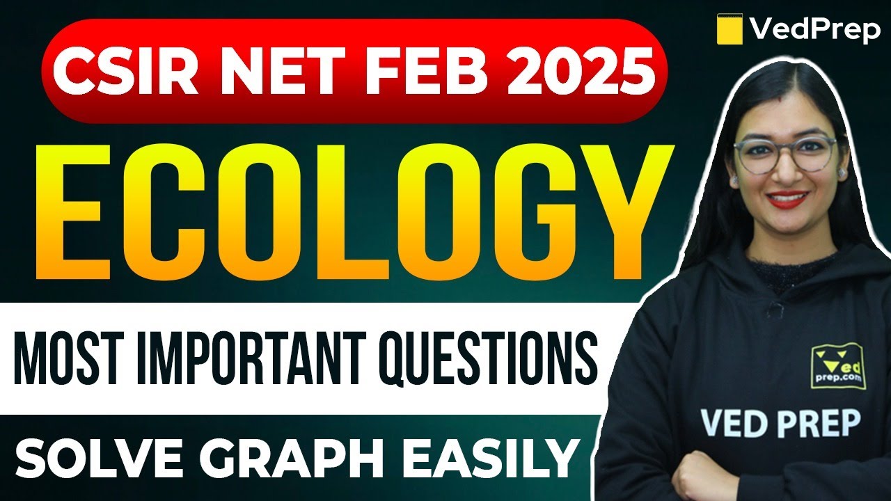 CSIR NET FEB 2025 | Ecology Most Important Questions | CSIE NET Last Days Preparation | Solve Graph