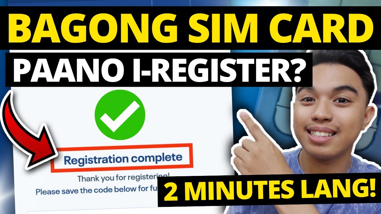 HOW TO REGISTER NEW SIM CARD? NEW SIM REGISTRATION l PAANO I-REGISTER ANG BAGONG SIM CARD?