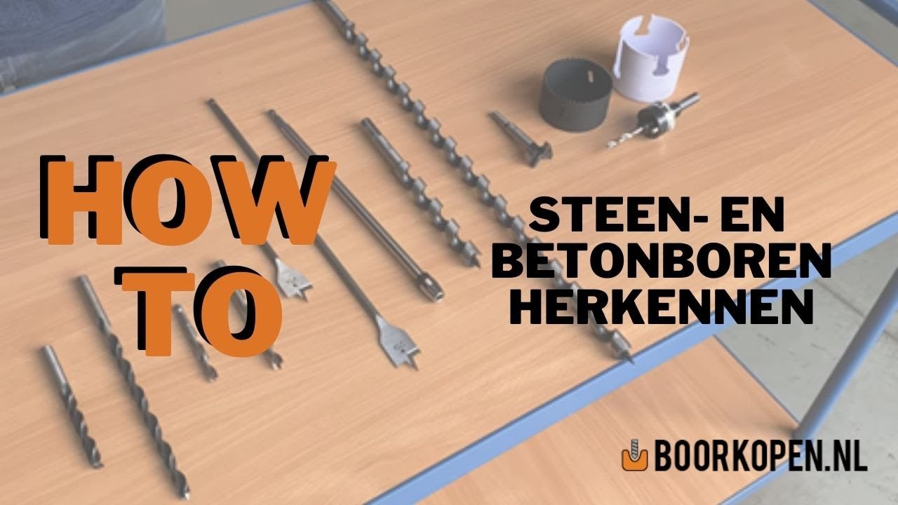 Verschillende steenboren en betonboren | Boorkopen.nl