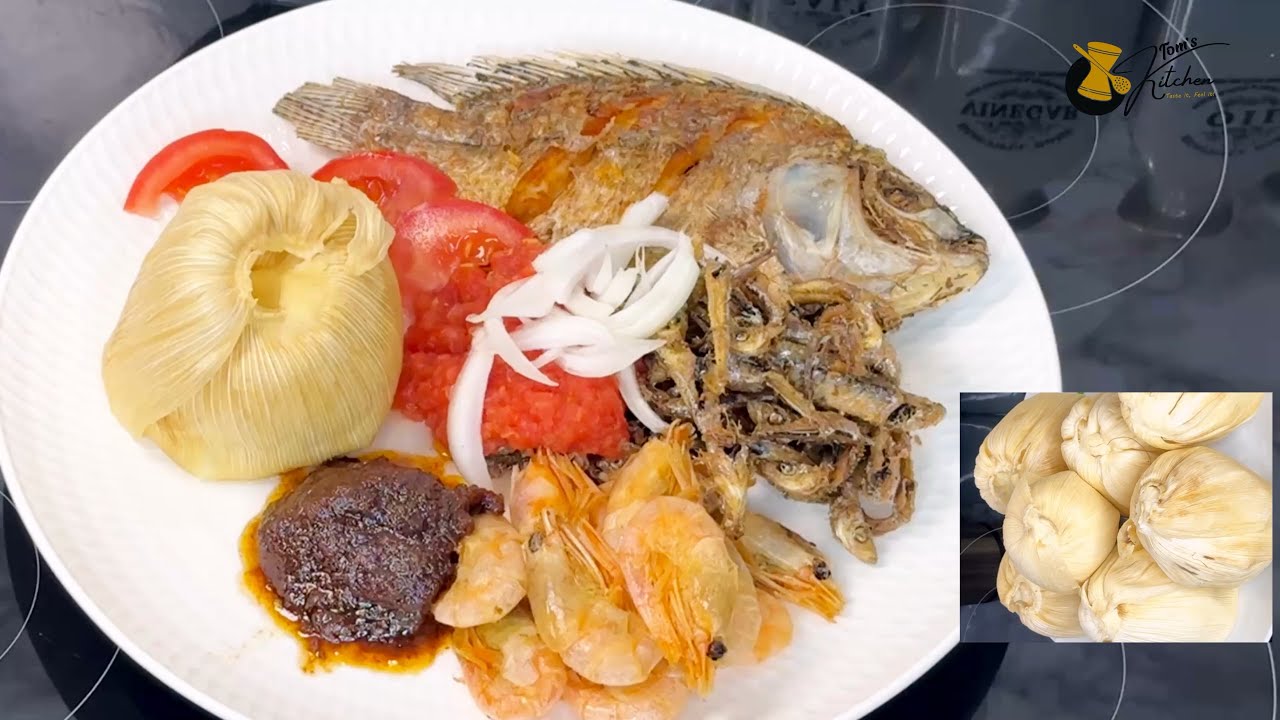 HOW TO MAKE HOMEMADE AUTHENTIC GHANA  🇬🇭 KENKEY | GA KENKEY OR KROBO KENKEY