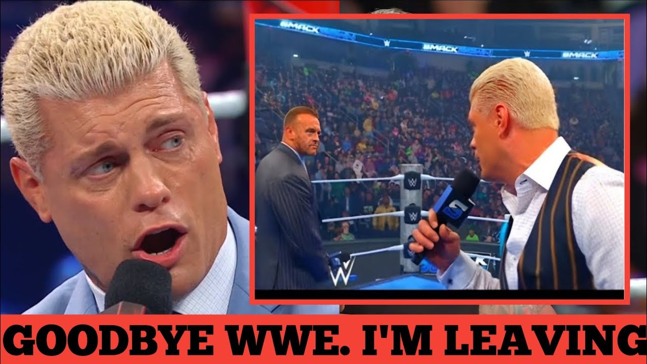 CODY RHODES DECIDES TO LEAVE WWE AFTER LOSING TO DREW MCINTYRE IN THE THREE STAGE OF HELL CLASH