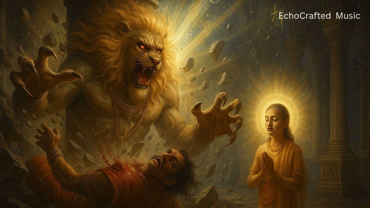 Narasimha Aarti | Powerful Aarti of Lord Narasimha for Protection & Blessings | EchoCrafted Music