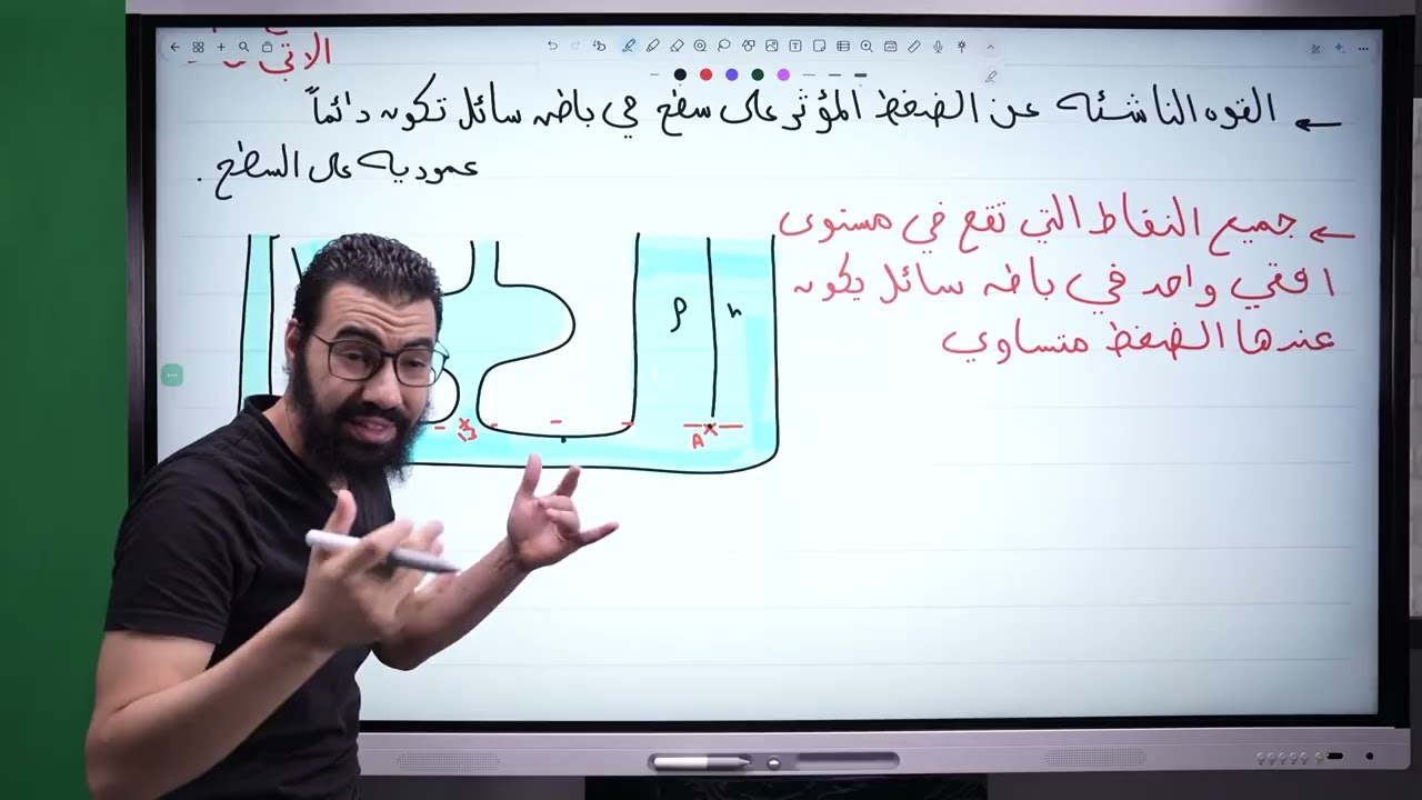 فيزياء 2 ثانوي | شرح درس الضغط💥 بدون اعلانات (المنهج المصري)
