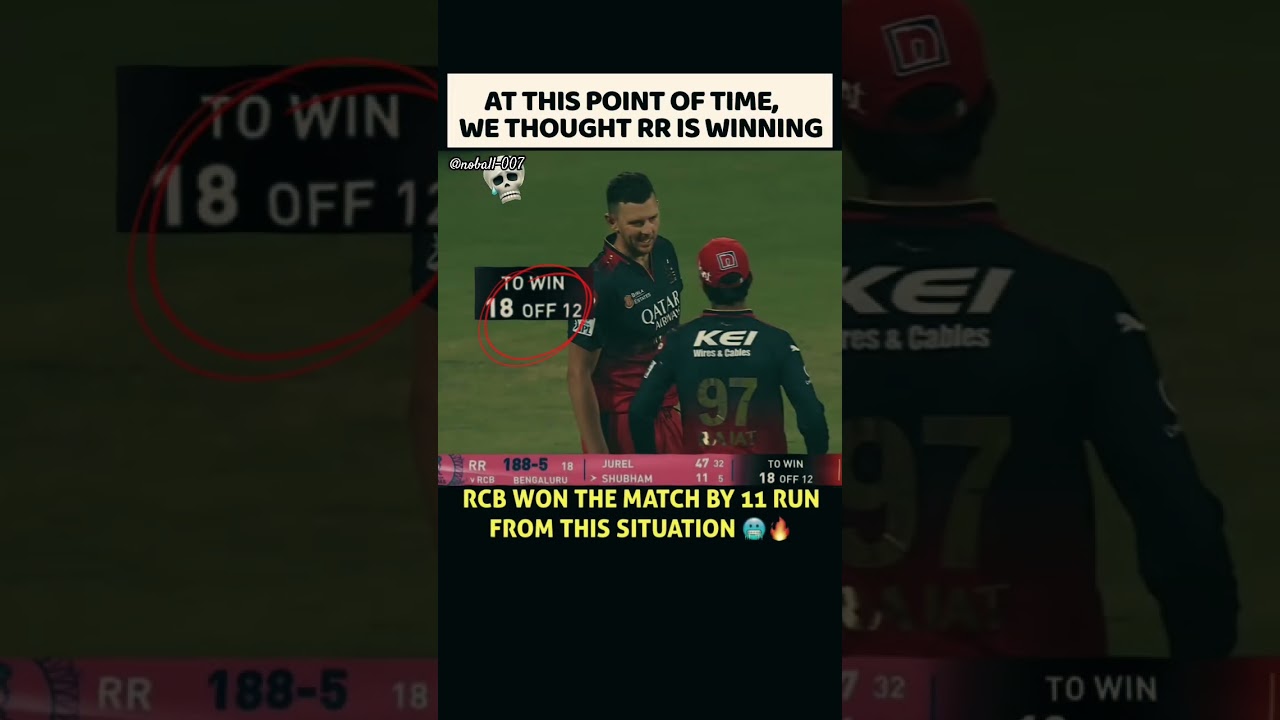 Believe Me, RCB Actually Won from Here Today &ndash; Insane Comeback! #rcbvsrr #shortsfeed