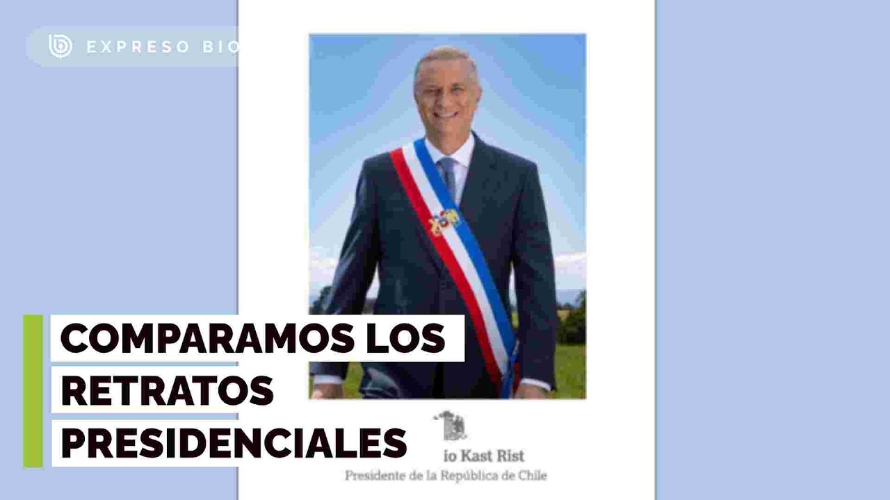 Comparamos los distintos retratos presidenciales: ¿Te gustó el retrato de José Antonio Kast?