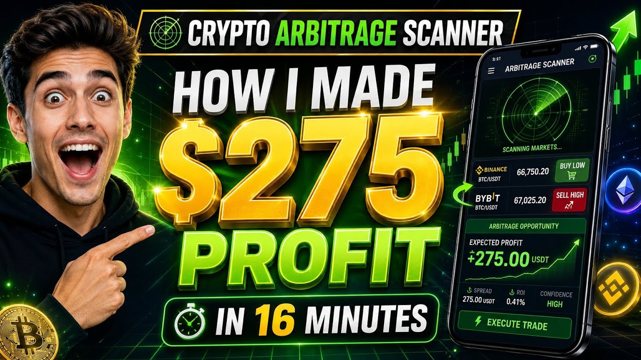 Crypto Arbitrage Scanner | How I Made $275 Profit in 16 minutes