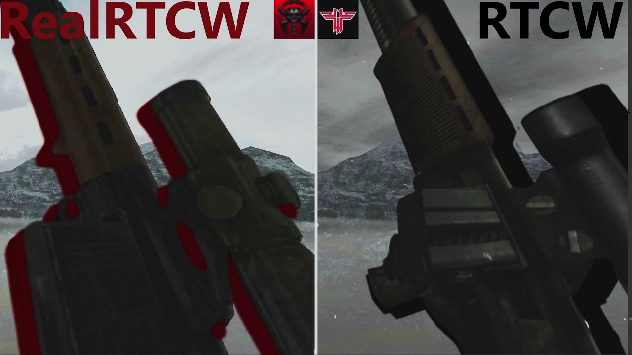 RTCW vs RealRTCW - WOLFENSTEIN Weapons