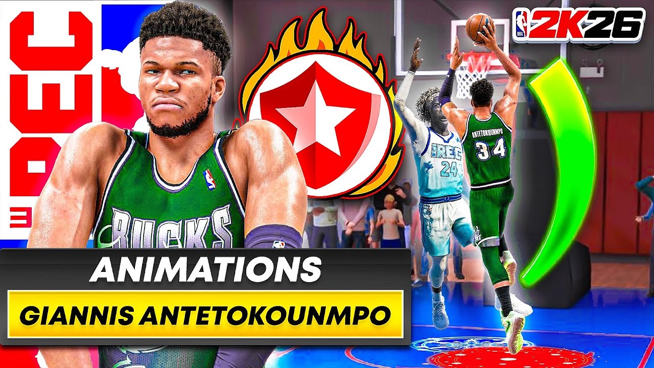 GIANNIS ANTETOKOUNMPO + ALL SIGNATURE ANIMATIONS are UNSTOPPABLE in the RANDOM REC