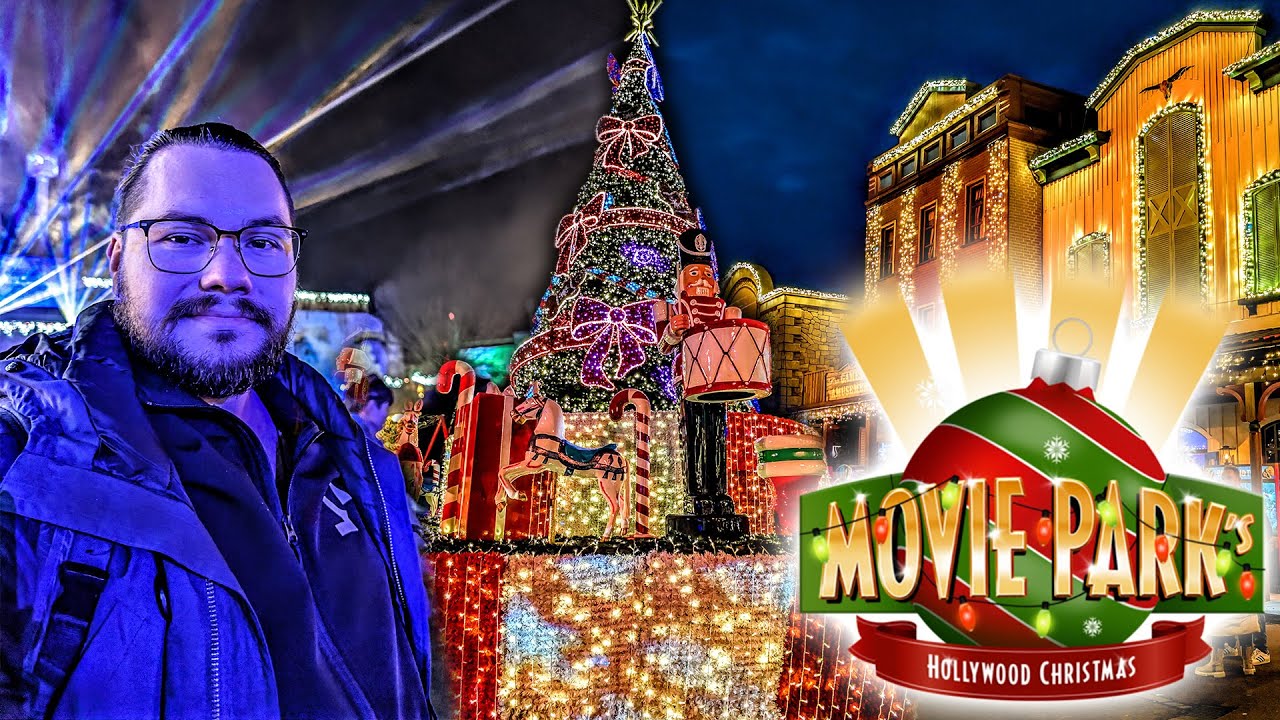 🎄 Hollywood Christmas im Movie Park Germany 🎢 - USA Christmas, Shows & Attraktionen! | ParkTube Vlog