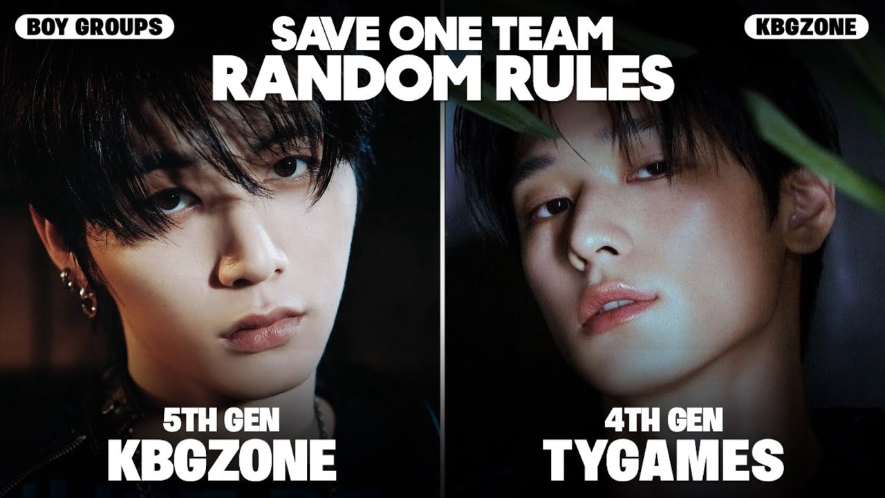 SAVE ONE TEAM | 4TH VS 5TH GEN WITH TYGAMES | KBGZONE (KPOP GAME)