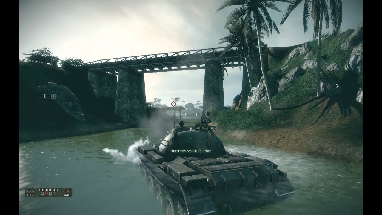 BFBC2 Vietnam T-55 21 Kill streak