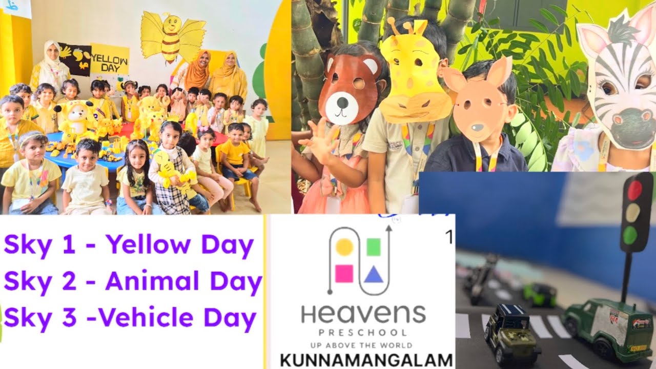 🟡Our cute celebration  // yellow // animal // vehicle days 