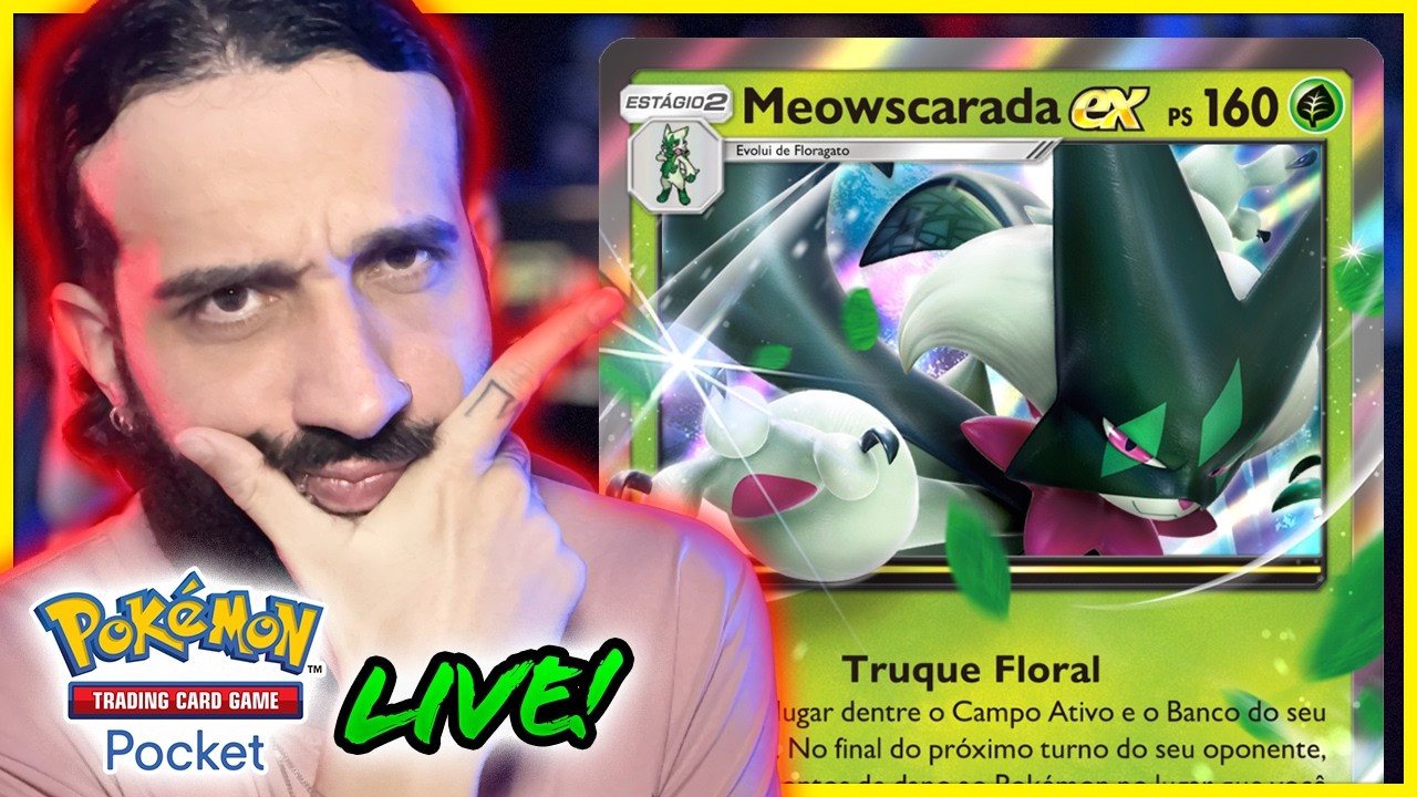 NÃO TESTANDO MEOWSCARADA EX no POKÉMON TCG POCKET!!!