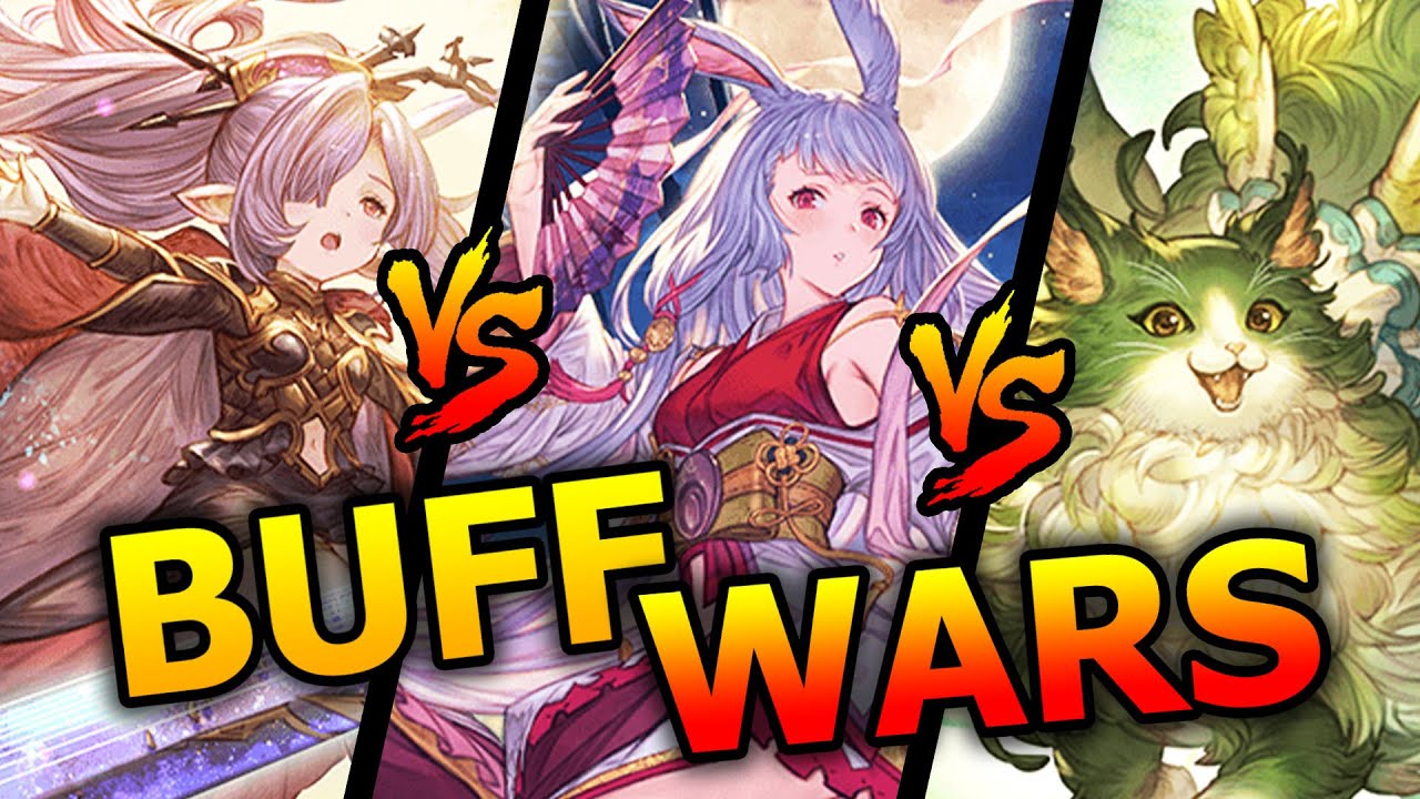 Who's the best Wind Buffer? Niyon (150) vs Kaguya vs Ewiyar! - Granblue Fantasy 【グラブル】