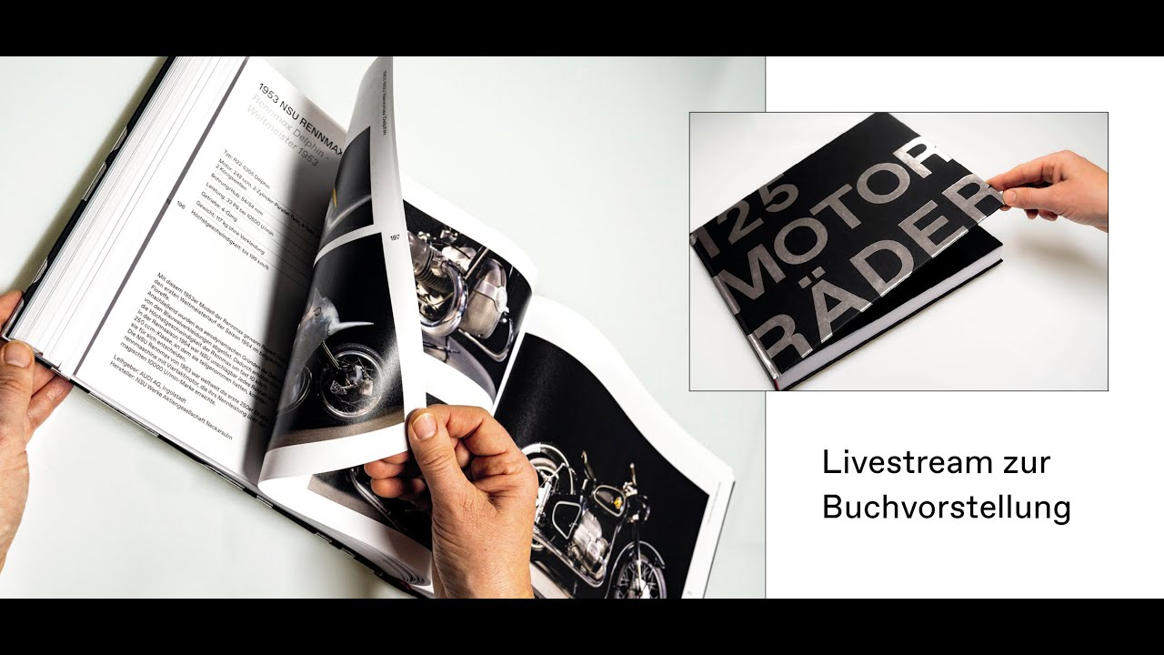 125 Motorr&auml;der - Buchvorstellung des Bildbandes
