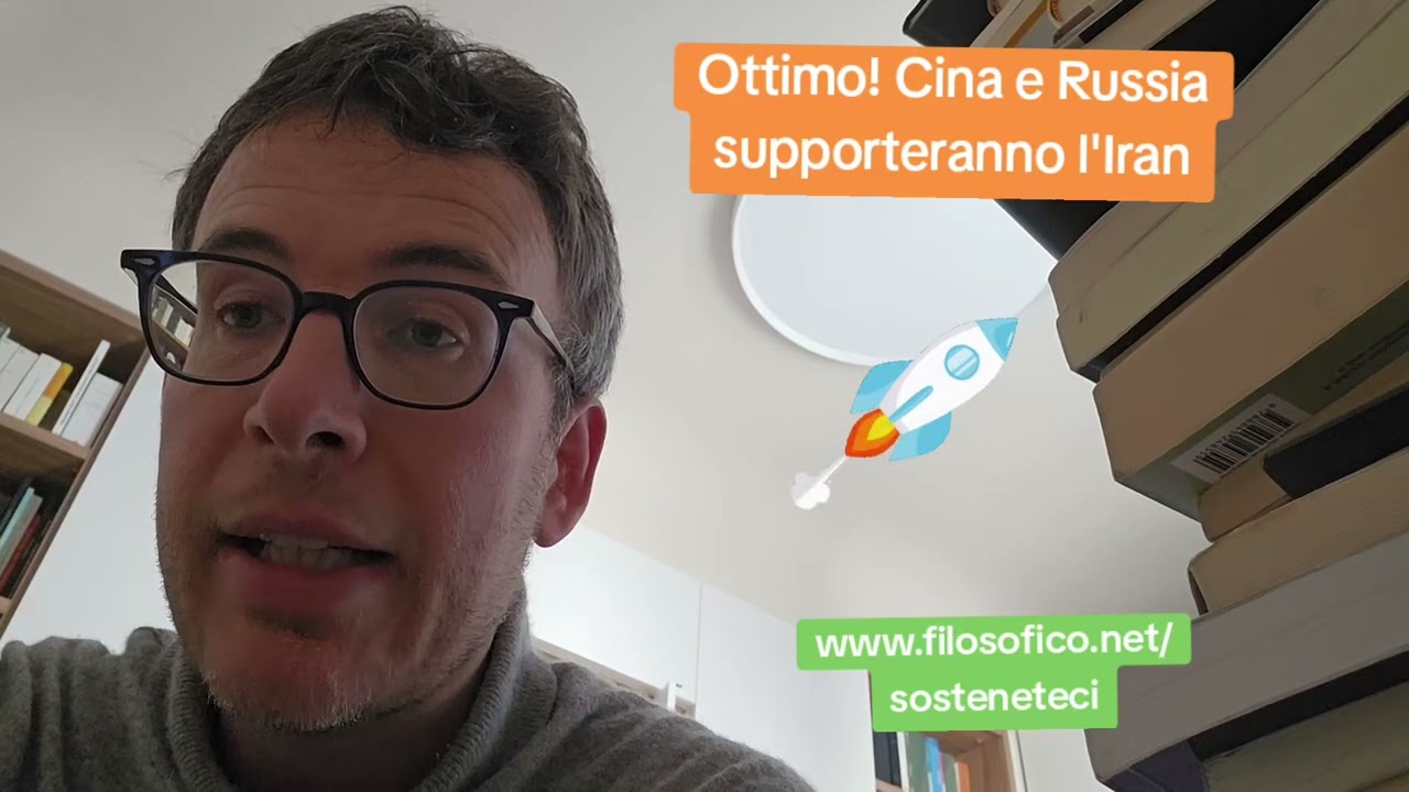 DIEGO FUSARO: Ottimo! Russia e Cina supporteranno l'Iran