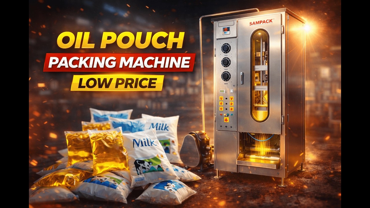 High-Speed Sunflower Oil Filling & Sealing Machine | Automatic Cooking Oil Packing Coimbatore