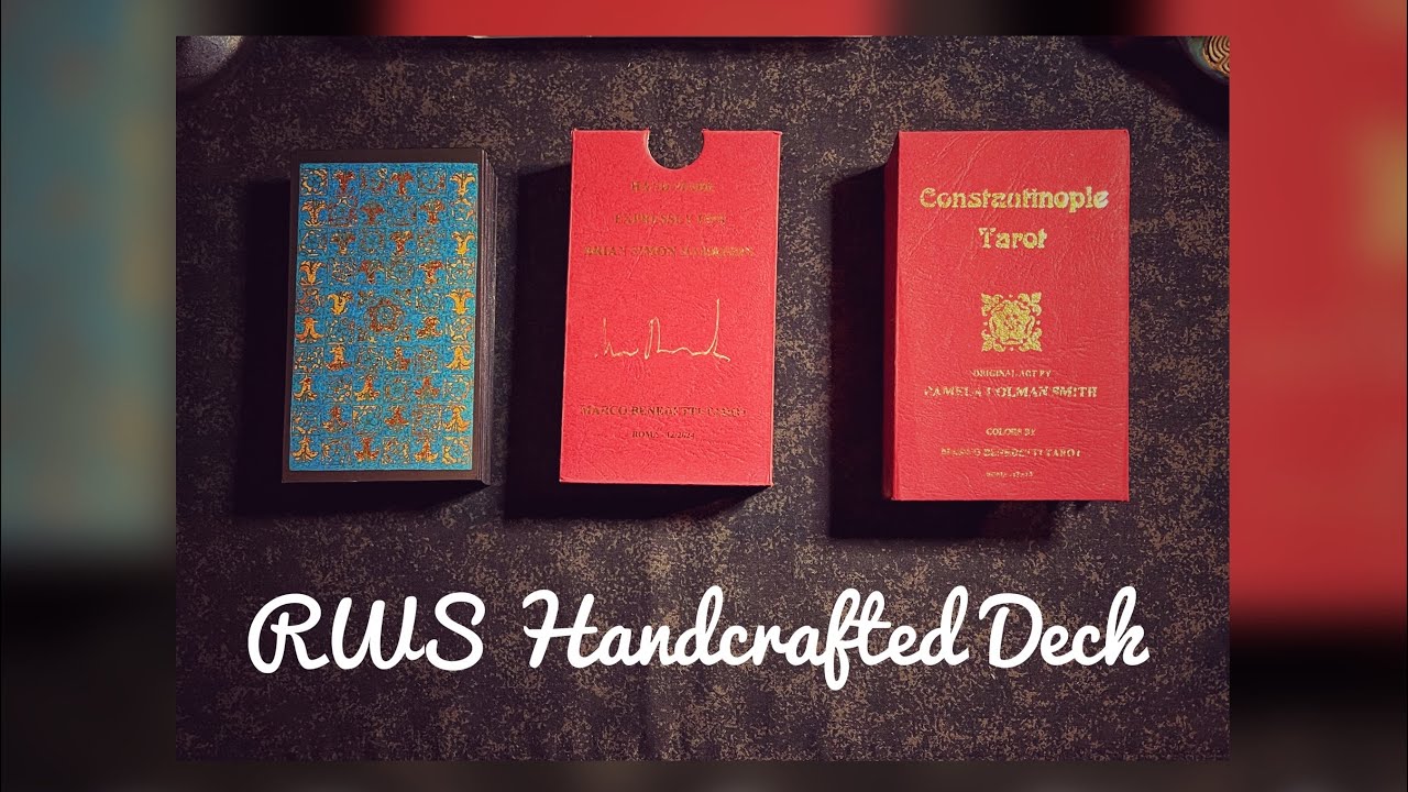 Beautiful Handmade RWS Tarot Deck ~ Constantinople Tarot by Marco Benedetti ￼