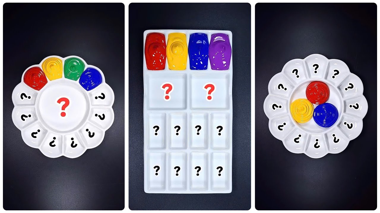 Guess The Final Color( Inside Out Collection) | MIxing Color | Satisfying | ASMR Art | Part 3