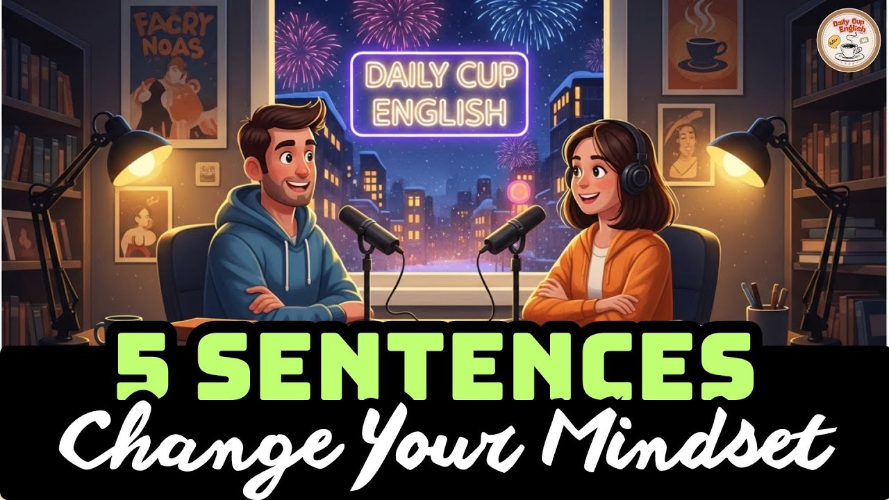 5 Sentences That Can Change Your Mindset | Daily Cup English Podcast