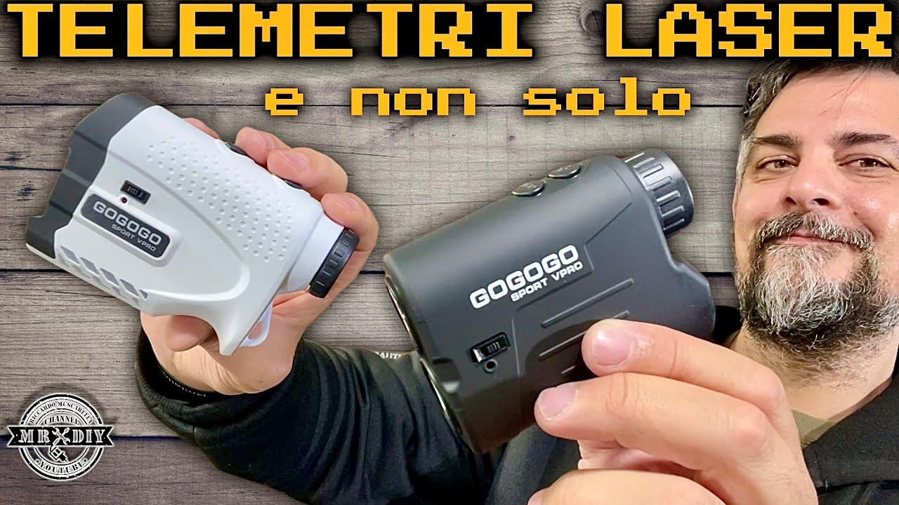 Telemetro laser fino a 900Y. Tachimetro, misuratore di pendenza, metro laser GOGOGO SPORT GS03 GS24