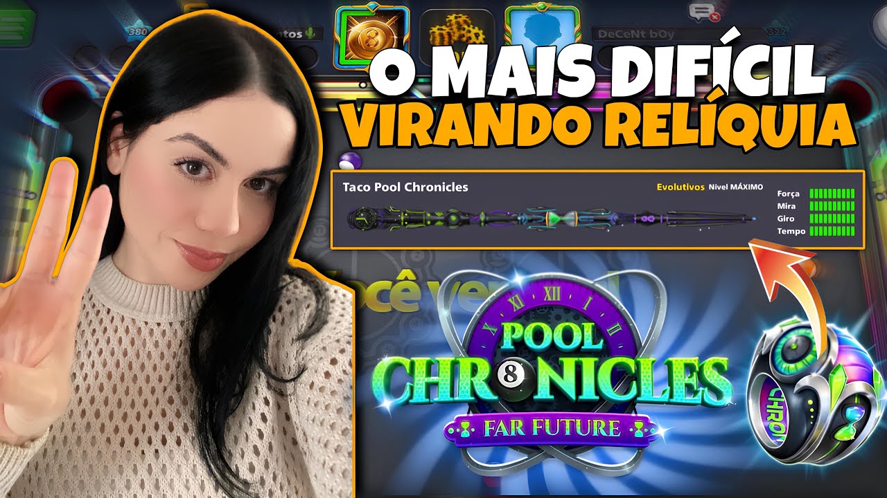 EVENTO COM TACO EVOLUTIVO MAIS DIFÍCIL DA TEMPORADA 8 BALL POOL