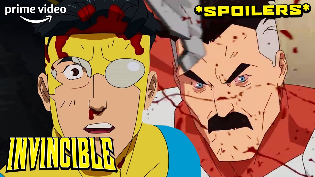 The Horrifyingly Epic Train Crash Fight Scene From The Finale of Invincible *SPOILERS* | Prime Video