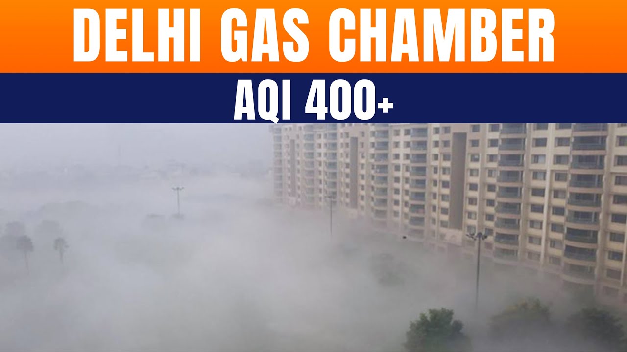 LIVE: Delhi-NCR Chokes Under Dense Fog And Severe Pollution | AQI Crosses 400, Schools Shut | News9