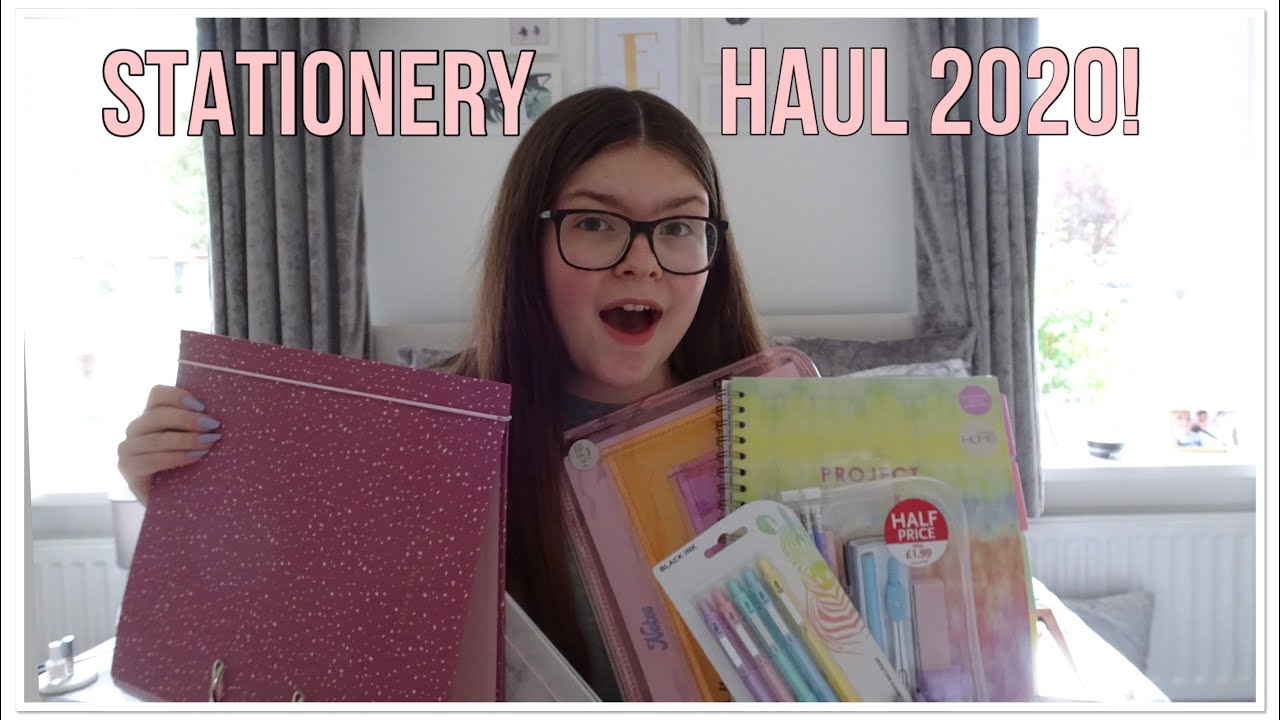 Back to school stationery haul 2020!