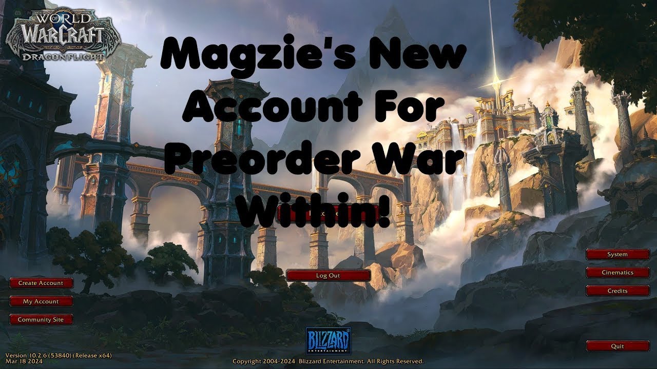 Alliance Mist Of Pandaria Remix Part 1! EP:41: Magzie's New Account On WOW The War Within Preorder!