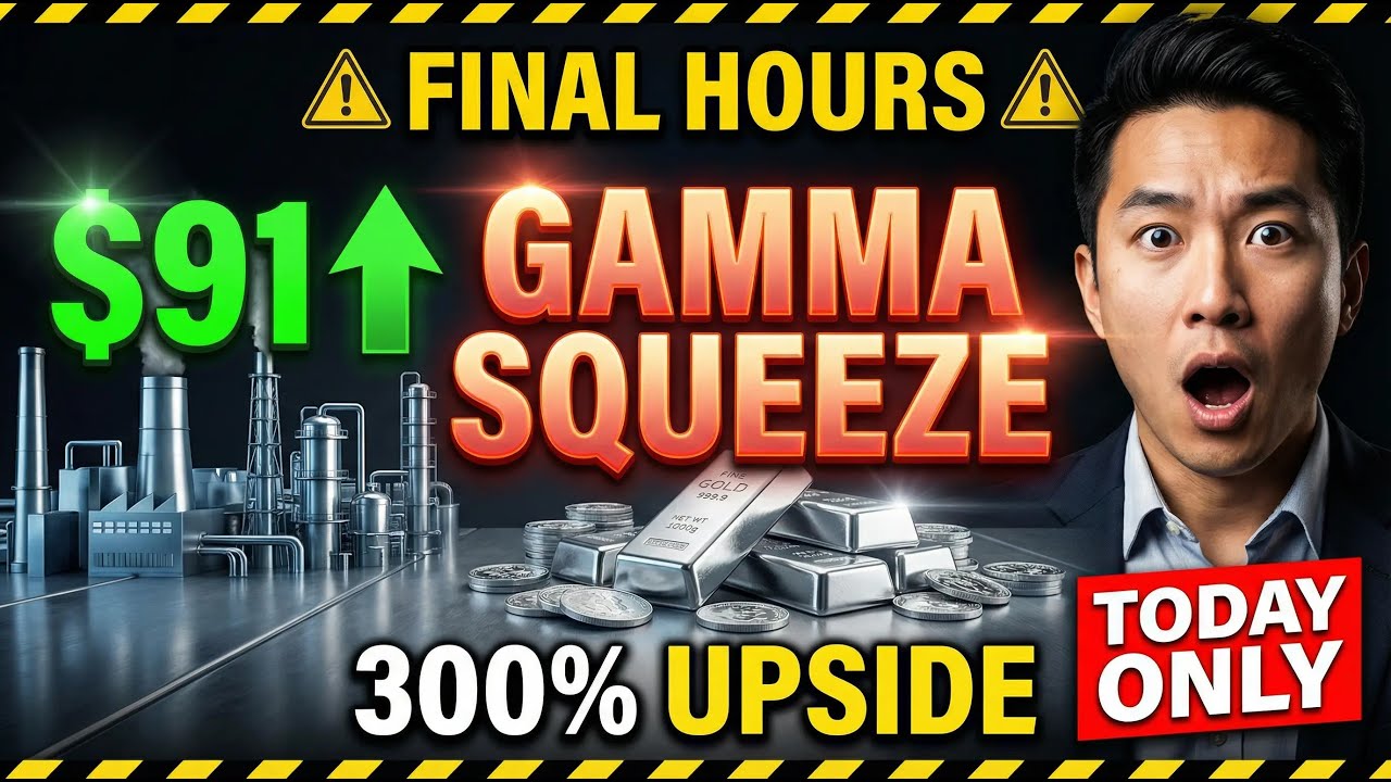 GAMMA SQUEEZE TODAY: Why Silver Miners are the Most Undervalued Play at $91